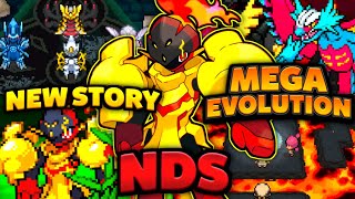 Pokemon NDS Rom Hack 2024 With Mega Evolution New Story Gen 19 amp Much More [upl. by Floss494]