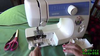 Sewing with Brother LS 2125 Buttonholes and Threading [upl. by Perren]