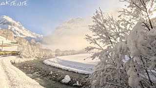 Interlaken to Grindelwald Switzerland  Train Journey  4K 60 fps [upl. by Alam]