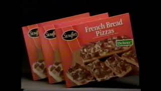 Stouffers French Bread Pizzas Commercial 1994 [upl. by Ecnarretal920]