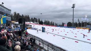 Ski race world cup 2024 royal marathon Holmenkollen Norway 50 km women winning finish [upl. by Cassy]