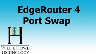 Ubiquiti EdgeRouter Port Swap [upl. by Sahc]