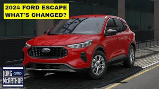 Whats Changed on the 2024 FORD ESCAPE [upl. by Frisse]