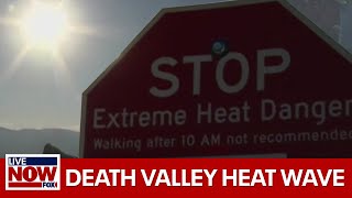 Death Valley National Park approaches world record temperature during heat wave  LiveNOW from FOX [upl. by Avirt]