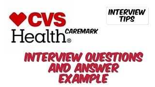 CVS Interview Questions And Answer Example WFH Customer Service [upl. by Drauode]