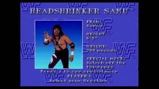 WWF Rage In The Cage Sega CD Music  Headshrinkers Theme [upl. by Yelhsa140]