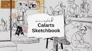 Accepted Calarts Sketchbook 2023 [upl. by Ilrebma870]