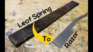 Forging a Straight RAZOR  Knife Making [upl. by Georgena989]