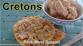 How to make Creton creton maison in a Slow Cooker French Canadian meat spread [upl. by Harneen]