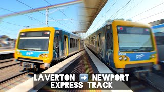 Laverton to Newport Express on an X’Trapolis 100  October 2024 [upl. by Gyimah527]