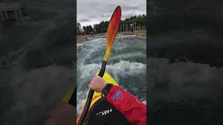 A newbie kayak surfing short [upl. by Leor]