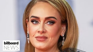 Adele Dominates At the 2022 Brit Awards amp She Might Be Engaged  Billboard News [upl. by Quinby]