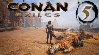 Feline Pelt amp New Base  CONAN EXILES 5 [upl. by Wahs]