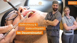 DOKU  Kieferchirurg und Kieferorthopädin im Dauereinsatz  KieferStellwerk [upl. by Ynes]