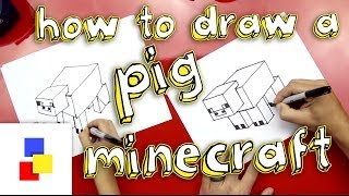 How To Draw A Pig From Minecraft [upl. by Murat]