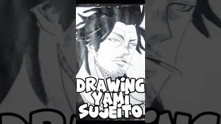 YAMI SUJEITO shorts artenopapel desenhandopersonagens art drawing anime blackclover asta [upl. by Frulla]