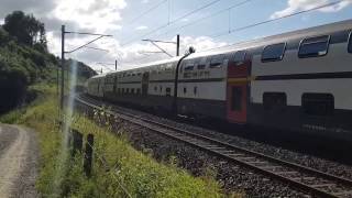 Bahnverkehr bei niederstetten nahe von Uzwil [upl. by Lednik846]