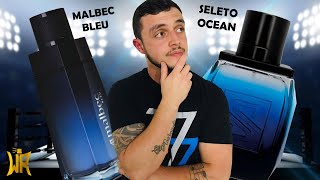 MALBEC BLEU vs SELETO OCEAN  A batalha dos perfumes oceânicos [upl. by Shanta]