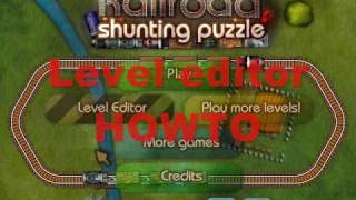 Flash Game  Railroad Shunging Puzzle  Level Editor [upl. by Ikila758]