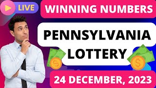 Pennsylvania Evening Lottery Draw Results  Dec 24 2023  Pick 2  Pick 3  Pick 4 amp 5  Powerball [upl. by Justin919]