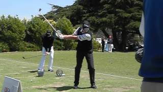 Steve Stricker swing caddy 2012 US Open Friday [upl. by Mcgurn]