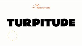 TURPITUDE noun Meaning Pronunciation and Examples in Sentences  GRE GMAT LSAT SAT ESL TOEIC [upl. by Llenehs]