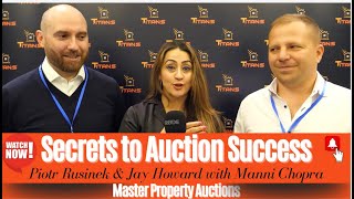 quotMastering Property Auctions with Piotr Rusinek amp Jay Howard  Manni Chopras Expert Seriesquot [upl. by Tychonn]