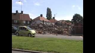 Huyton  Liverpool  The Bluebell pub is demolished [upl. by Harper]