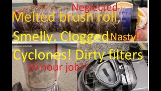 DESTROYED Dyson Cinetic Big Ball cleanup amp repair [upl. by Ehrlich356]