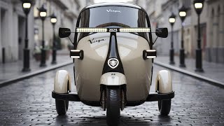 Meet the Bike2025 Vespa Electric Rickshaw The Future of Urban Transport Has Arrived [upl. by Ecnaled]