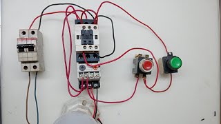 Single Phase Motor Starter  DOL Starter Connection For Single Phase Motor  गुड़िया स्टार्टर [upl. by Xylia]