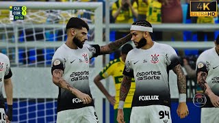 CUIABA X CORINTHIANS BRASILEIRÃO 2024  DEPAY E YURI VOANDO  32 RODADA EFOOTBALL PES 24 [upl. by Elinor249]