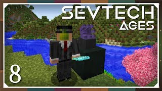 Sevtech Ages  Abyssalcraft Shoggoth amp Great Old One Statue  E08 SevTech Ages Modpack [upl. by Stamata]