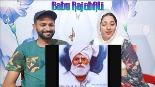 Kavishri Babu Rajab Ali  Full Length  Pakistani Reaction [upl. by Fleta470]