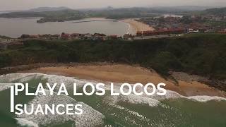 Playa de Los Locos  Suances  Cantabria  a vista de drone [upl. by Jaime75]