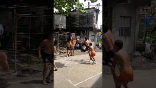 Kahit mga kanto gaming lang to my mga moves rin sila na kakaiba sa basketball shortsvideos [upl. by Aterg204]