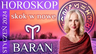 BARAN  horoskop na styczeń 2024 [upl. by Rennane]