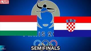 2024 PARIS OLYMPICS HUNGARY vs CROATIA MEN’S WATER POLO SEMIFINALS LIVE GAME CAST amp CHAT [upl. by Dave]