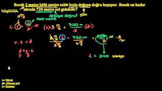 Yol Problemlerinde Sürenin Hesaplanması Fizik [upl. by Fisoi]