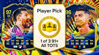 40x 91 TOTS PLAYER PICKS amp PACKS 😲 FC 24 Ultimate Team [upl. by Shelah]