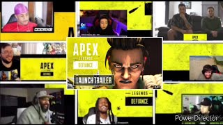 Apex Legends Defiance Launch Trailer Reaction Mashup [upl. by Nodmac]