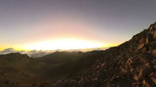 Haleakala Sunrise  Insta360 X3  Time Lapse [upl. by Worth176]