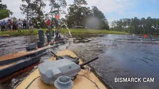 NATS 24 OPENING BATTLE  BISMARCK POV CAM  RC WARSHIP COMBAT [upl. by Britney]