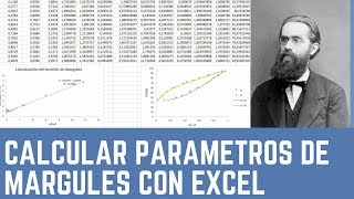 Cómo calcular los parámetros del modelo de solución de Margules usando Excel [upl. by Lalad153]