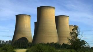 Five cooling towers demolished at High Marnham power station Nottinghamshire [upl. by Dauf851]