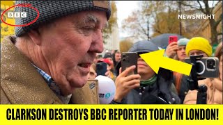 Jeremy Clarkson RUTHLESSLY DESTROYS BBC Reporter At Farmer Protest In London [upl. by Aronid]