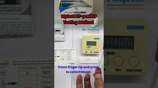 How to perform NTproBNP Rapid Card Test using finger prick blood [upl. by Wait]