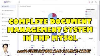 Complete Document Management System in PHP MySQL Free Download Source Code [upl. by Ueihtam757]