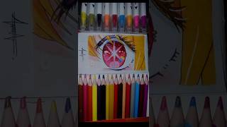 Drawing Ruby Hoshino Eye✨ Oshinoko art animeart drawing shorts oshinoko trending [upl. by Neelya52]