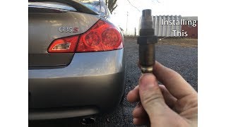 Installing an Upstream O2 Sensor on My G35 [upl. by Santiago825]